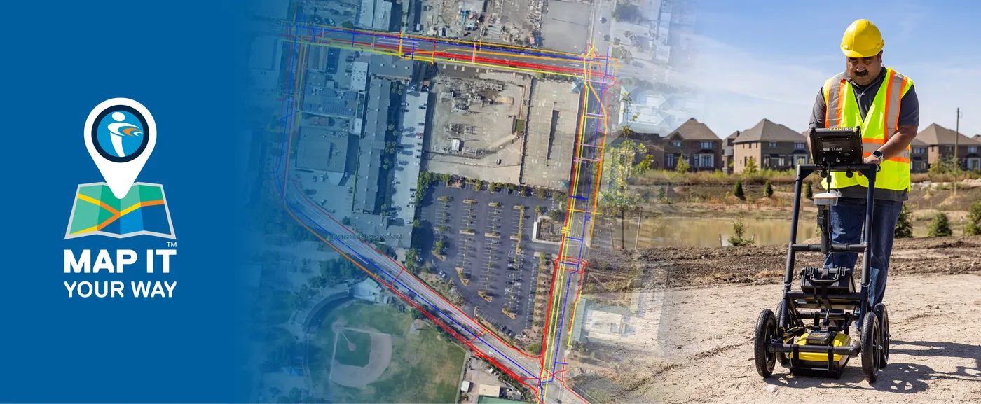 Radiodetection LMX ground-penetrating radar — Map It Your Way underground utility mapping